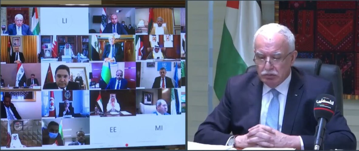 المالكي يطالب وزراء الخارجية العرب بموقف رافض لاتفاق التطبيع الإماراتي الإسرائيلي